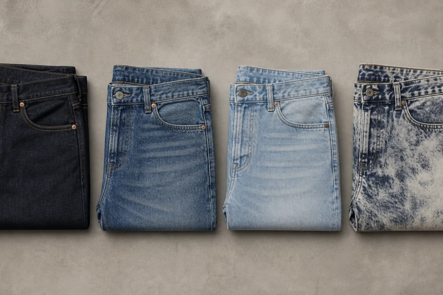 Denim Washes Explained: Stone, Enzyme, Acid and Sun-Fade — and How to Approve Them